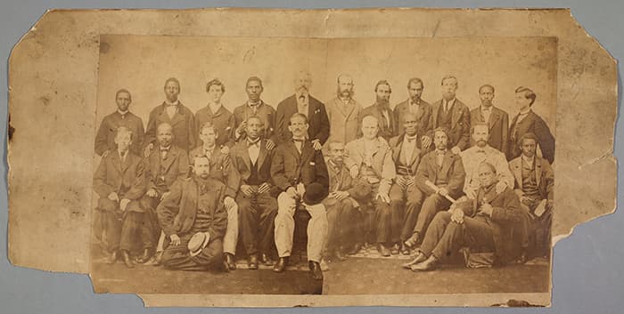 Photograph of jurors in May 1867