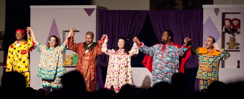 Cast members from LA Opera The Magic Dream