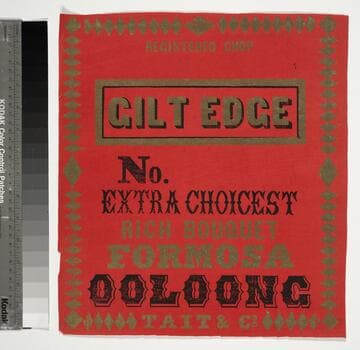 Registered chop gilt edge