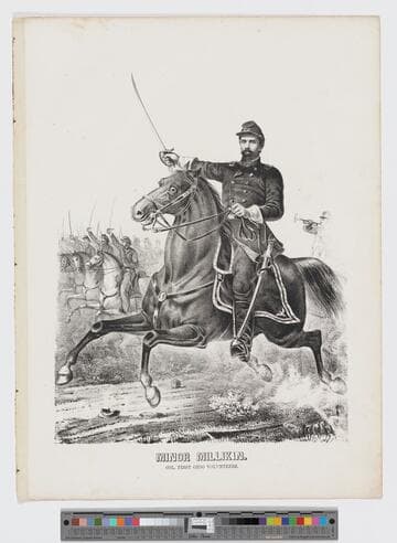 Minor Millikin. Col. First Ohio Volunteers