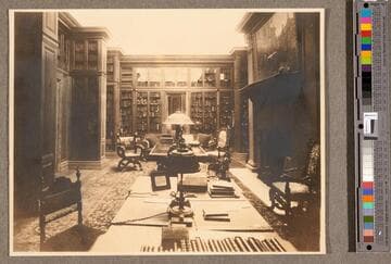 Henry E. Huntington's library in his New York residence