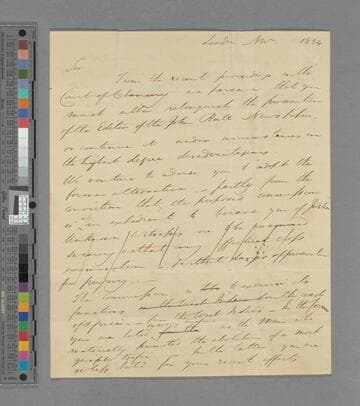 Sir Thomas Fowell Buxton, 1st Baronet. Letter to unknown