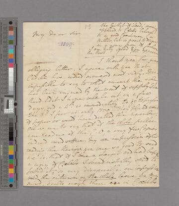 Hannah More. Letter to Zachary Macaulay