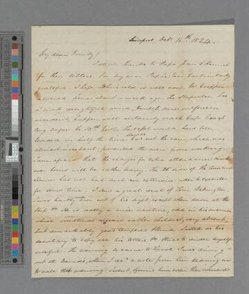 Henry William Macaulay. Letter to Zachary Macaulay