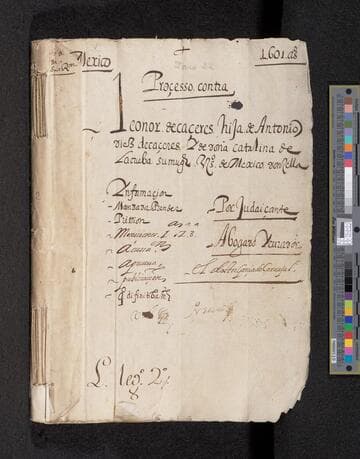 Trial of Leonor de Cáceres for Judaizing