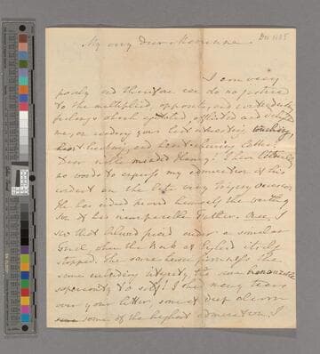 Hannah More. Letter to Marianne Thornton