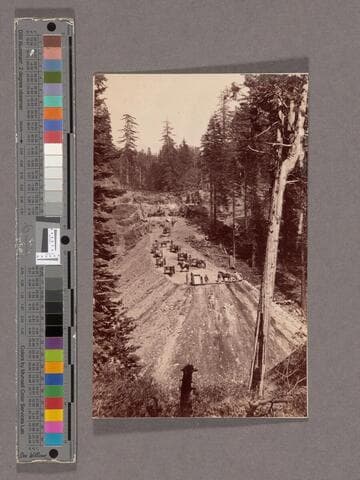 Bank and Cut at Sailor's Spur. 80 miles from Sacramento