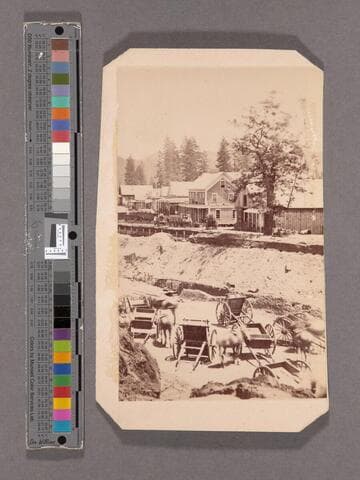 Gold Run and Railroad Cut. Altitude 3245 feet