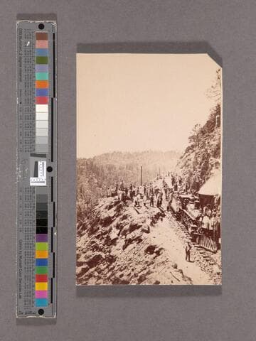 Excursion Train at Cape Horn. 3 miles above Colfax