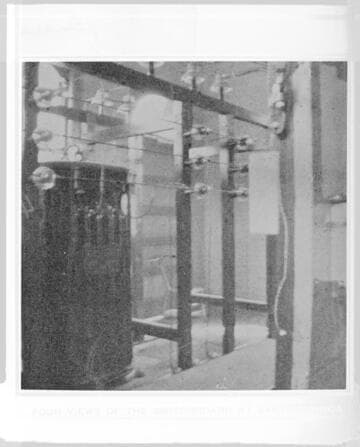 Behind the switchboard at the Santa Monica Steam Plant