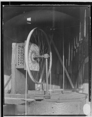 The automatic rheostat in the interior of Santa Ana River #1 Hydro Plant