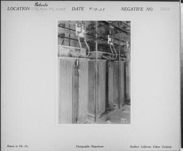 Redondo Steam Plant old - Transformer Bank