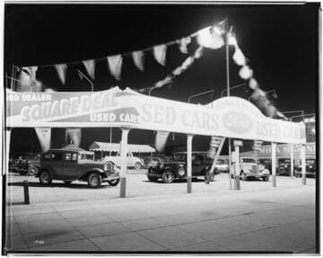 L1.1 - Lighting, misc. - McKinsie Ford Square Deal used car lot