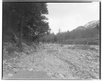 Mill Creek 1, 2&3 Powerhouse - Storm damage - Mill Creek Headworks #3