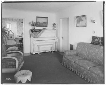 H2.7 - Home Living Room - All Electric Home of Mrs. J. C. Hansen