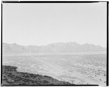 Boulder-Chino Transmission Line - Lakes and line in Lucerne Valley