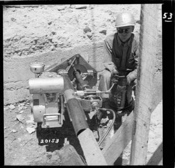 Core drilling machine setup