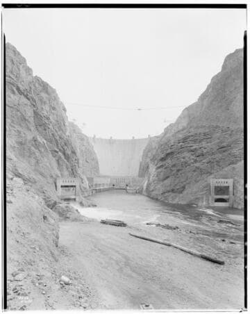 Colorado River - Transmission Line at Boulder Dam
