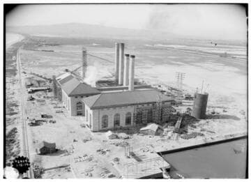 Long Beach Steam Station, Plant #1 - Bird's