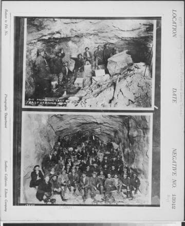 Big Creek, Florence Lake Dam - Holing through