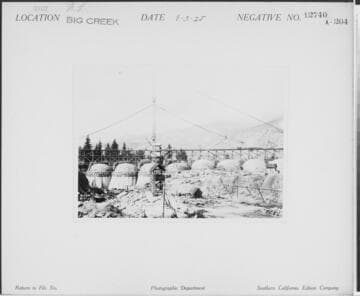 Big Creek, Florence Lake Dam