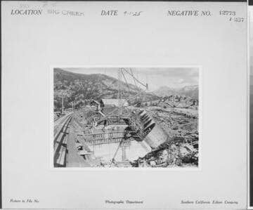 Big Creek, Florence Lake Dam