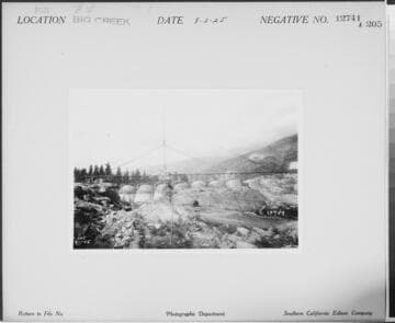 Big Creek, Florence Lake Dam