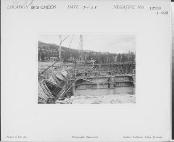 Big Creek, Florence Lake Dam