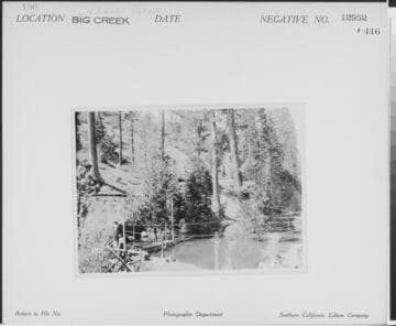 Big Creek, Shaver Lake Dam