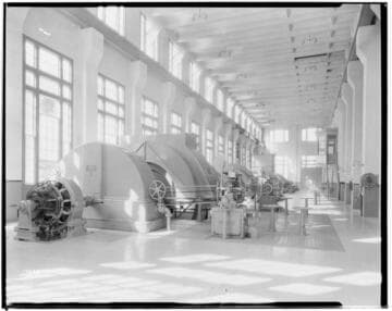 Big Creek Powerhouse #1 - interior