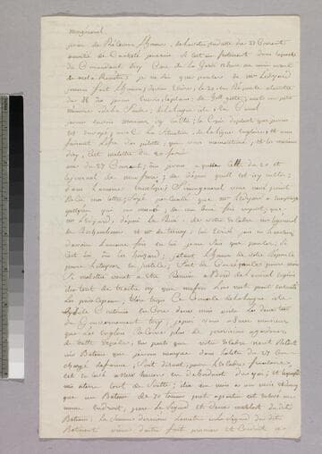 Letter : New London, Conn., to Charles-René-Dominique Sochet Destouches, 1781 March 2