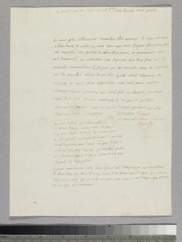 Letter : Saint Martin, to Charles-René-Dominique Sochet Destouches, 1760 July 15