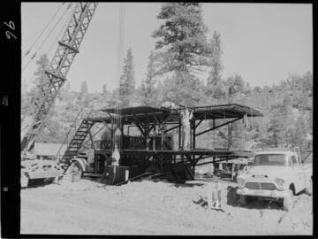Big Creek - Mammoth Pool - Construction of diversion tunnel Jumbo