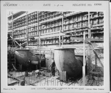 Long Beach Steam Station, Plant #3 - Inlet pipes