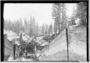 Big Creek, Florence Lake Dam