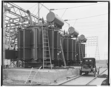 Lighthipe Substation - Westinghouse transformers