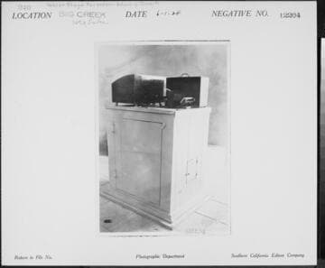 Big Creek Huntington Lake Dams - Water Stage Recorder