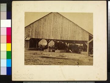 Framing shed, Alexandria Construction Corps