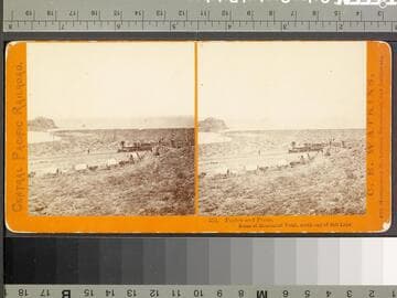 353. Poetry and Prose, Scene at Monument Point, north end of Salt Lake