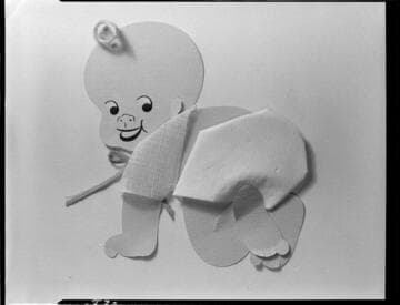 Cut outs for evaporative cooler ads