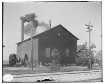 A front exterior view of the Channel Steam Plant in Long Beach