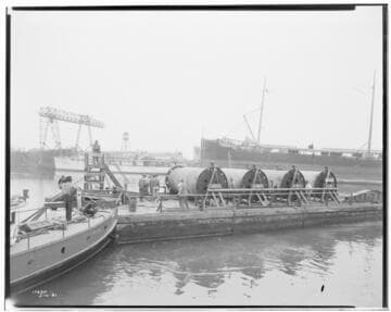 Distribution, Underground - Submarine cable - laying