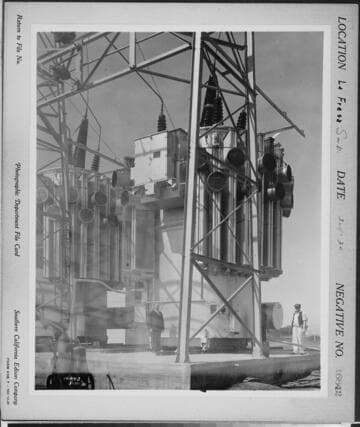 La Fresa Substation - Transformers, close-up