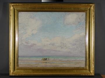 Clamming, Normandy Beach