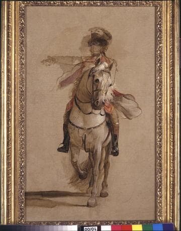 General George Augustus Eliot on a Grey Charger: A Study for the "Siege of Gibraltar"