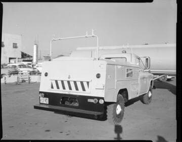 Edison utility truck with wench