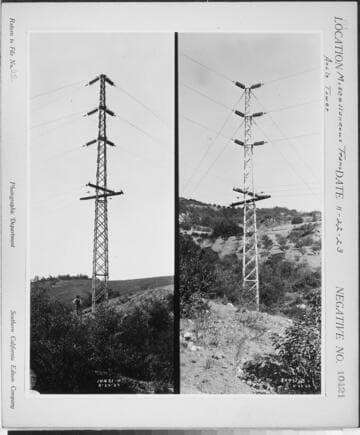 Miscellaneous Transmission - Santa Barbara steel tower line construction