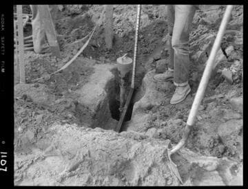 Big Creek - Mammoth Pool - Installing and checking settlement indicators