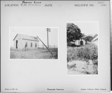 Ramona Substation - Ramona Acres substation building