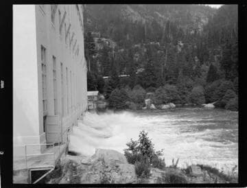 Big Creek Powerhouse 1 tailrace